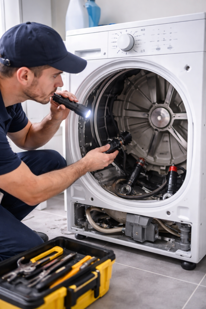 washing machine shaking violently during spin cycle