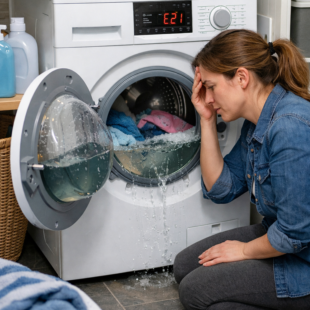washing machine stops mid cycle