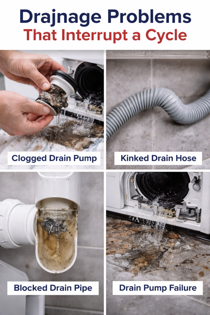 washing machine keeps pausing