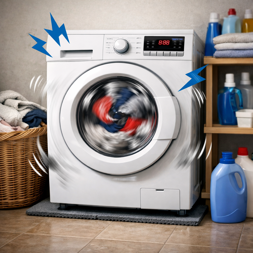 washing machine making loud noise when spinning