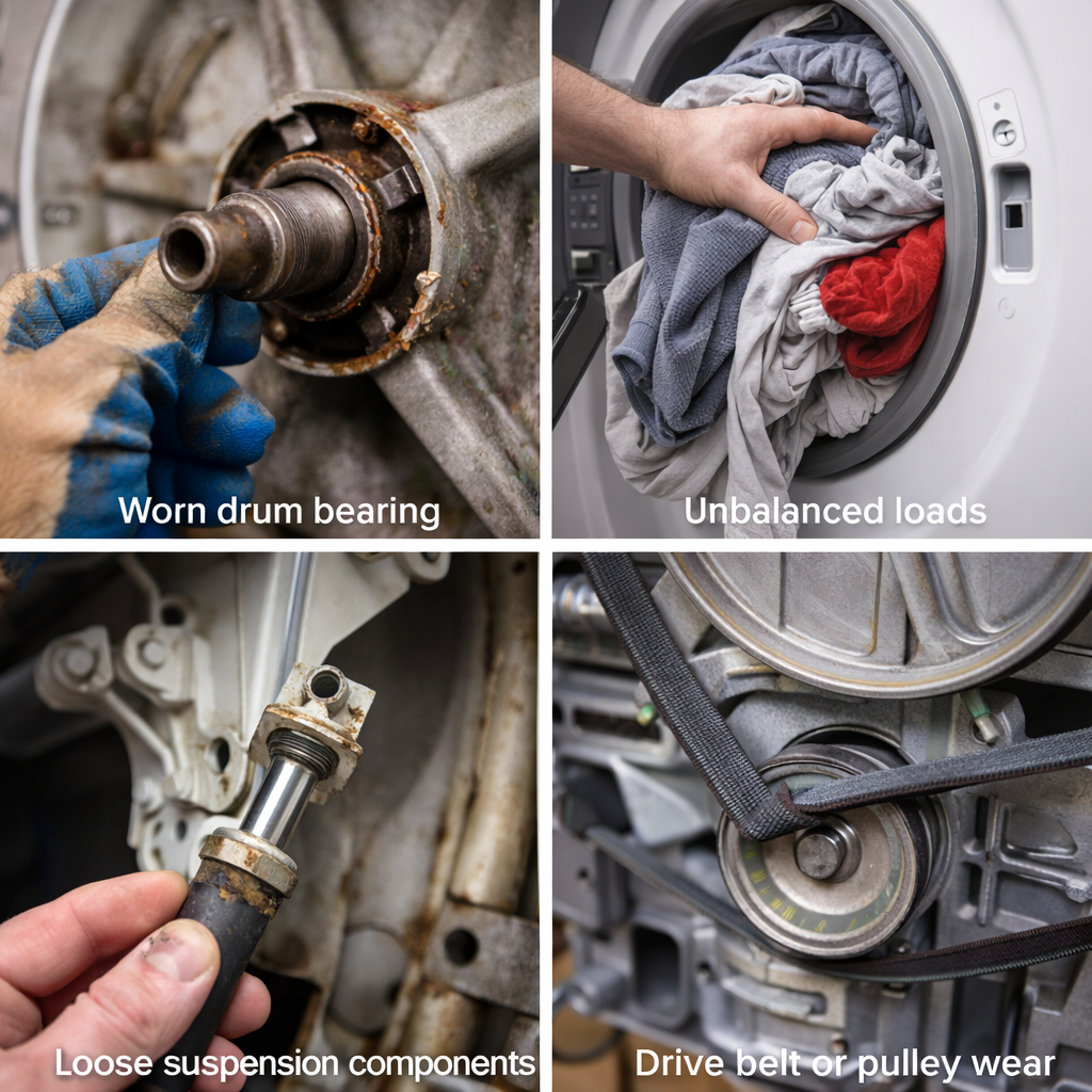 washing machine making loud noise when spinning