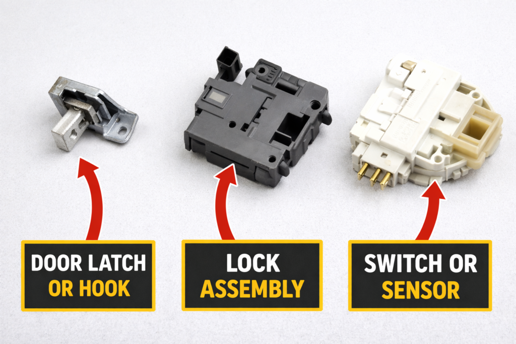 washing machine door not locking problem