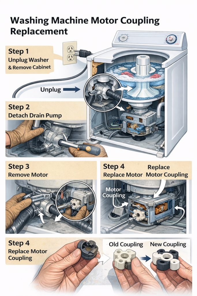 washing machine won’t agitate but spins fix guide