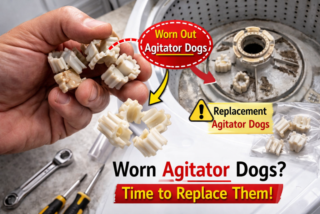 washing machine agitator not working properly
