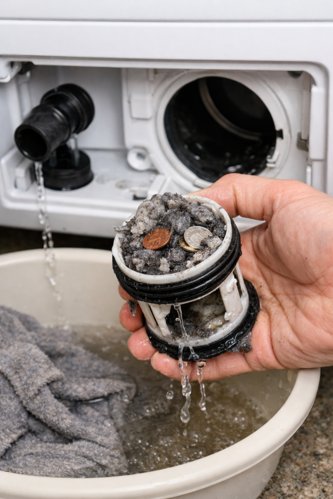 washing machine stops before rinse cycle