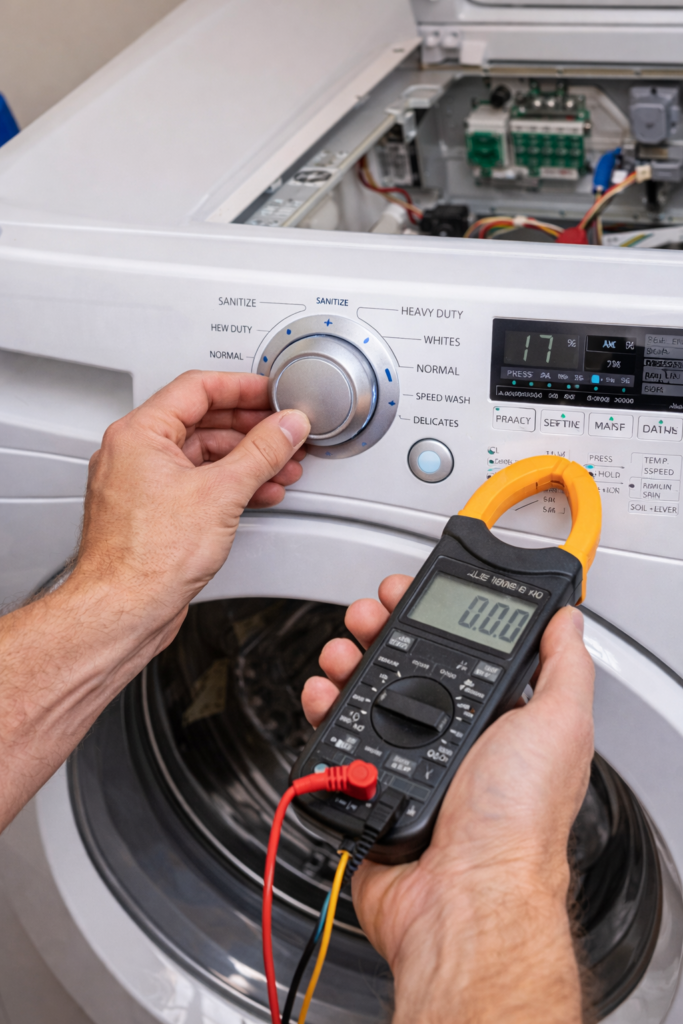washing machine stops before rinse cycle