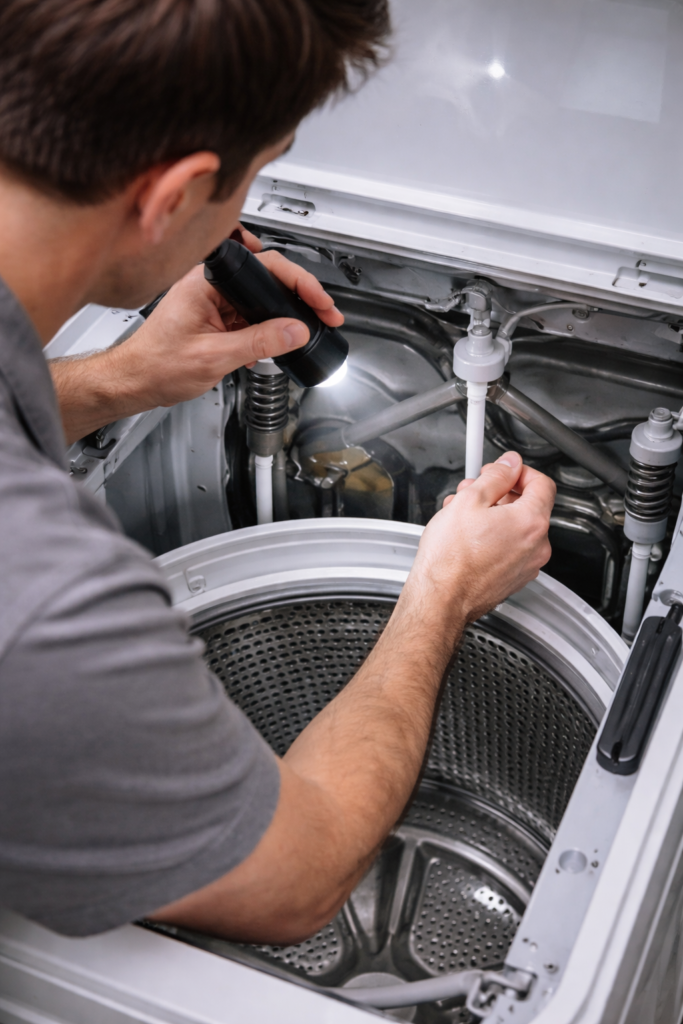 do washing machine suspension rods wear out