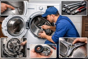 how to fix a broken drum in washing machine