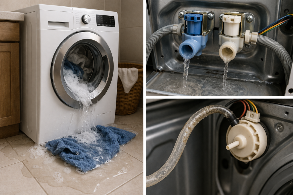 Washing Machine Overfilling With Water