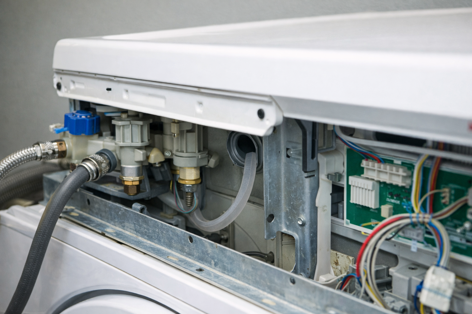 washing machine not stopping water