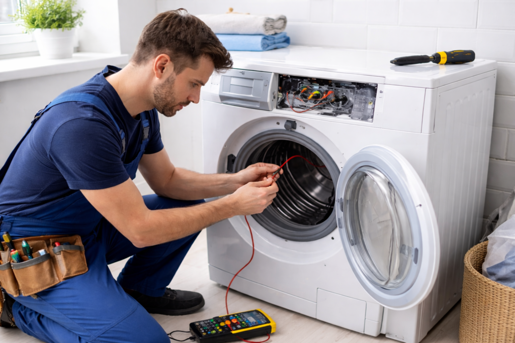 how to fix washer restarting problem