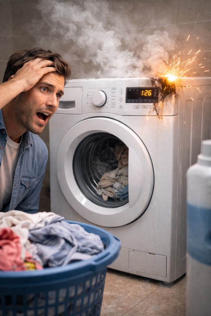 washing machine power supply issue symptoms