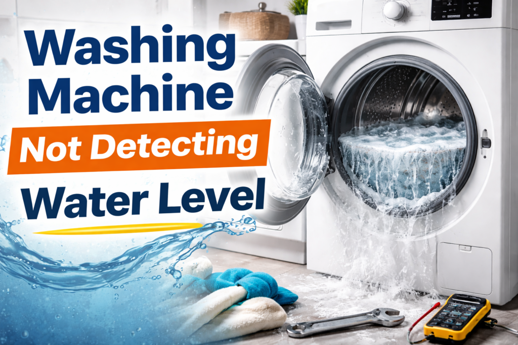 washing machine not detecting water level