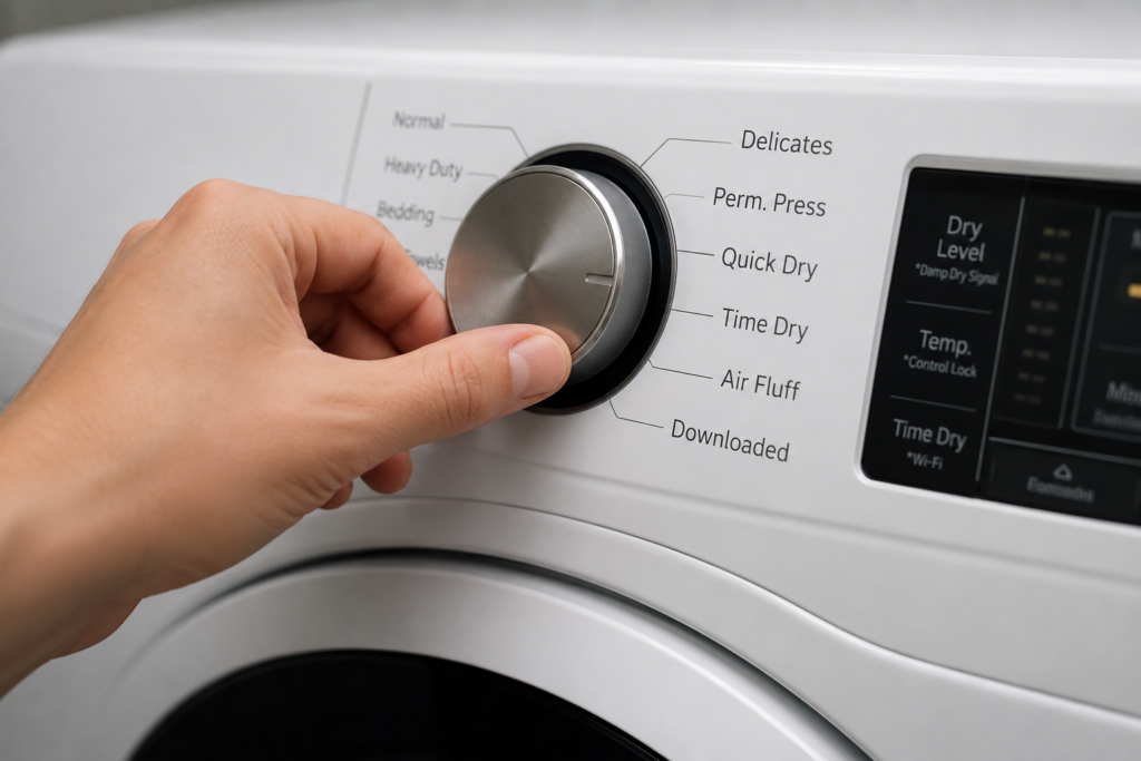 Dryer Cycle Selector Not Working? 7 Easy Fixes That Actually Work