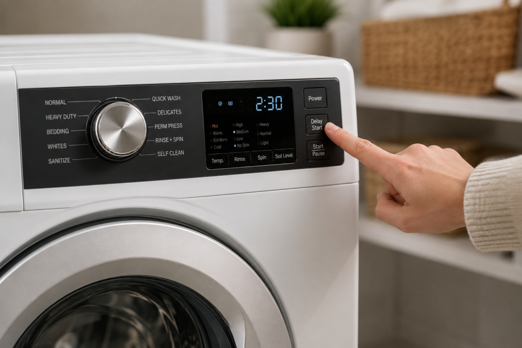 How to Fix a Washing Machine Delay Start Problem Quickly