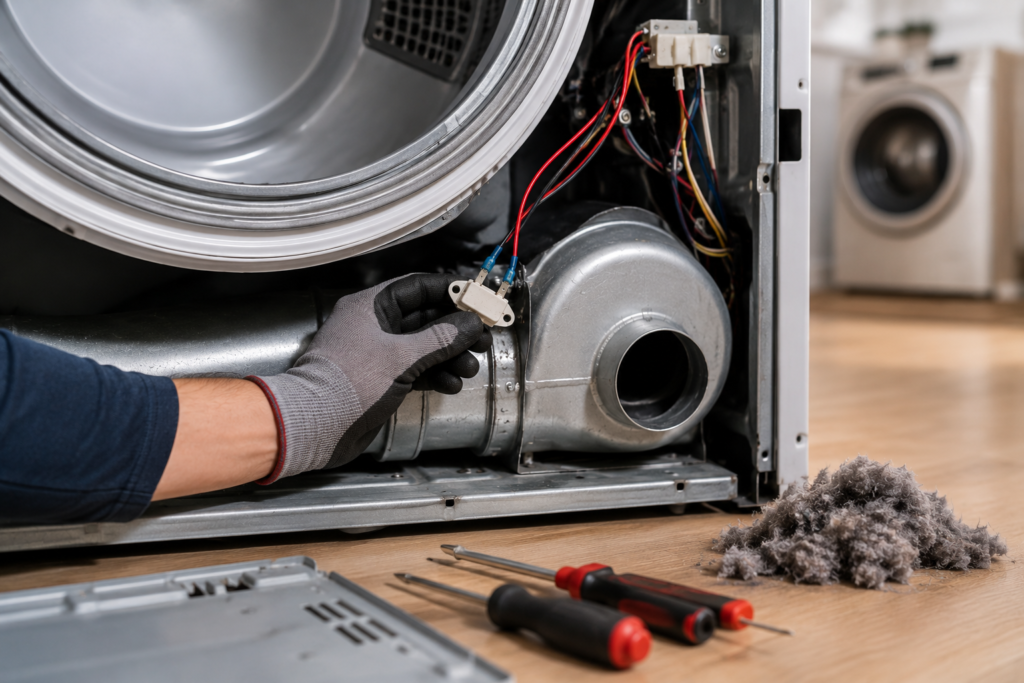 dryer vent clogged symptoms