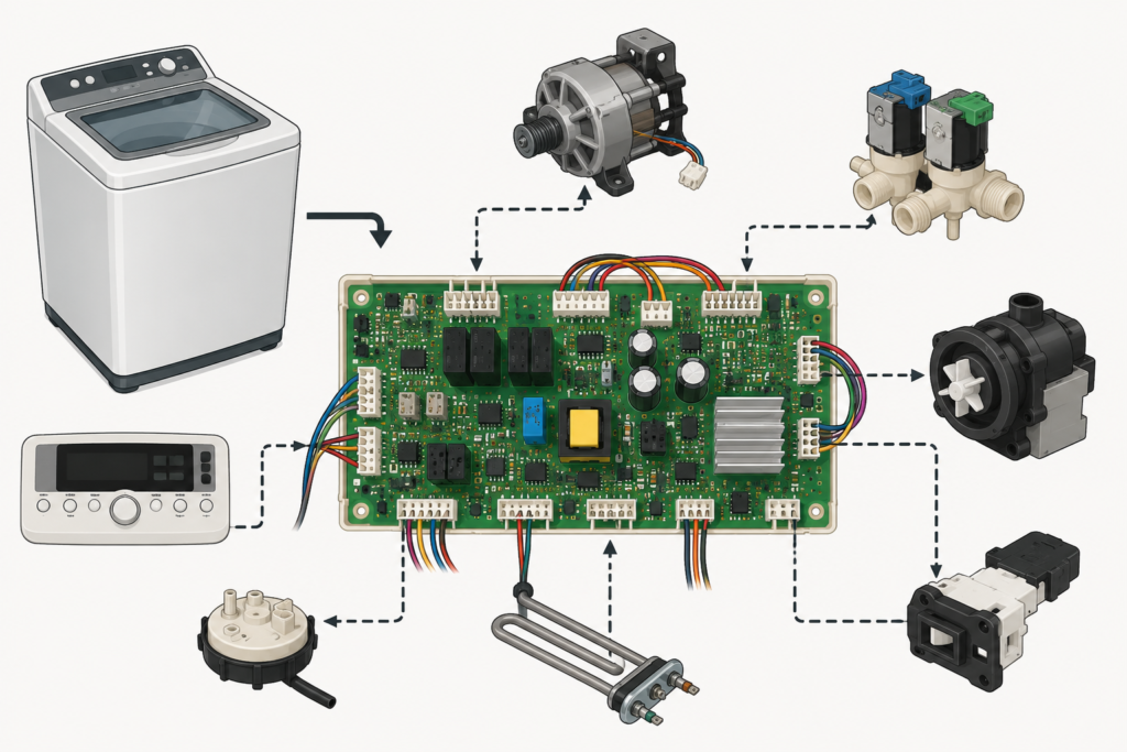 Washer PCB Testing Guide