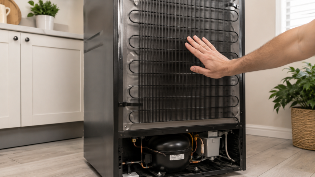 Fridge Running Non-Stop and Back Panel Warm