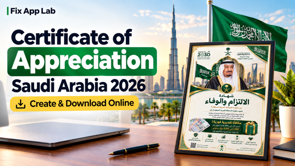 Saudi Appreciation Certificate: What It Is and How to Create One (2026 Guide)