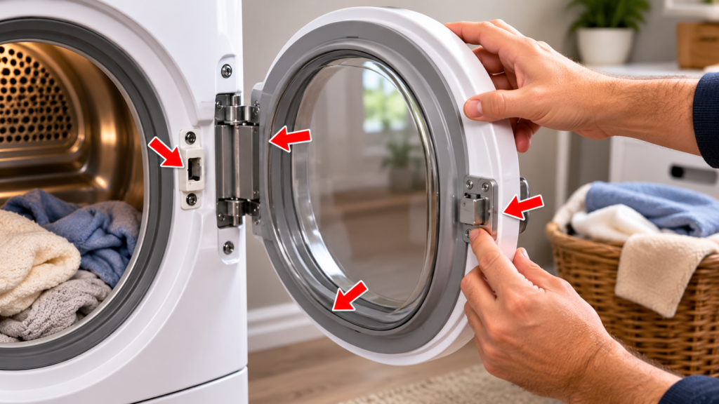 Electric Dryer Door Keeps Popping Open Mid-Cycle