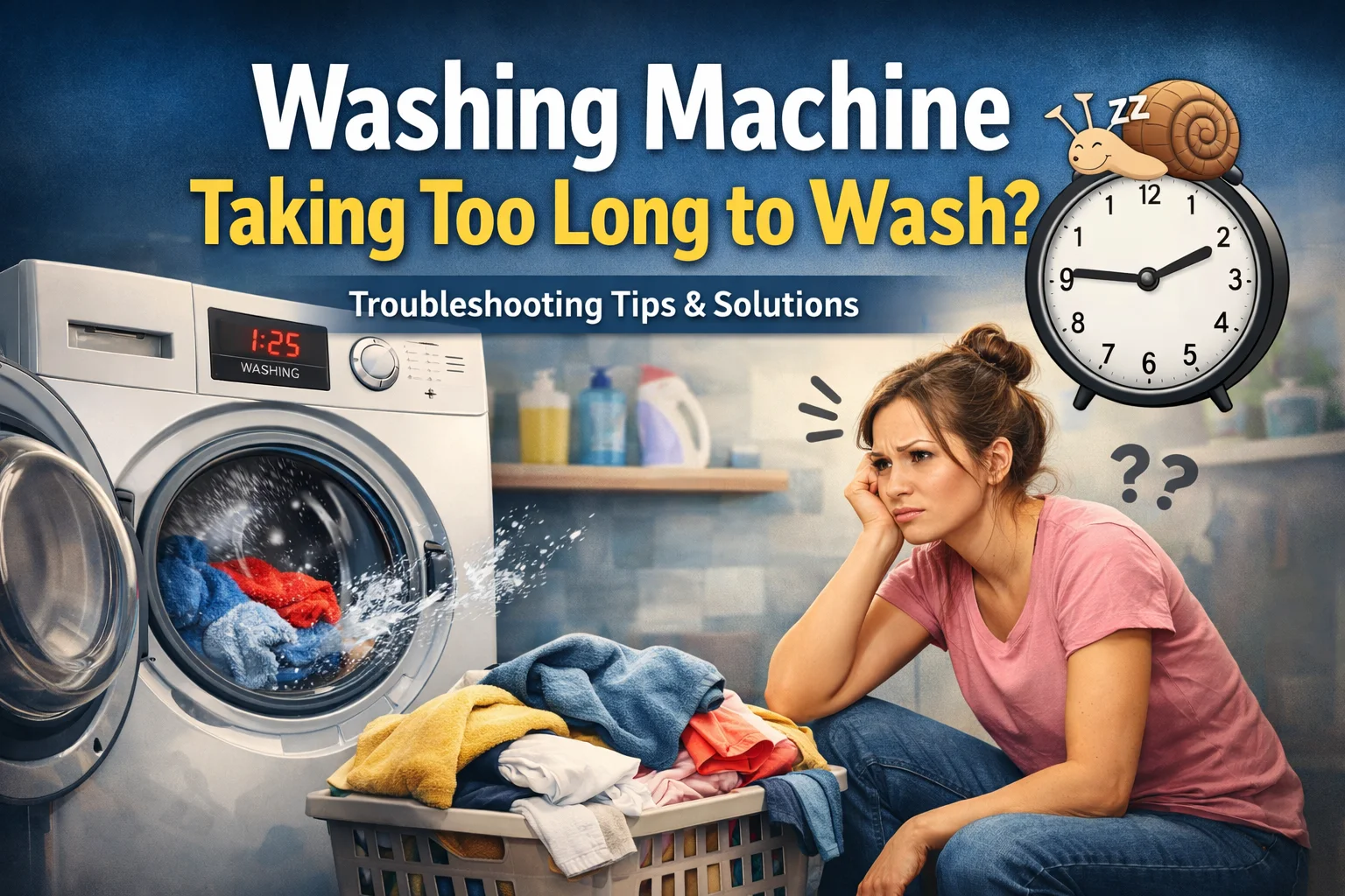 washing machine taking too long to wash